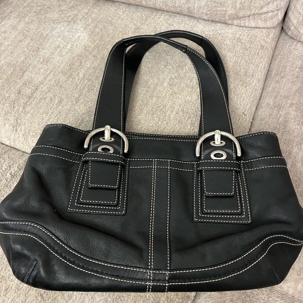 Large Black Coach Purse